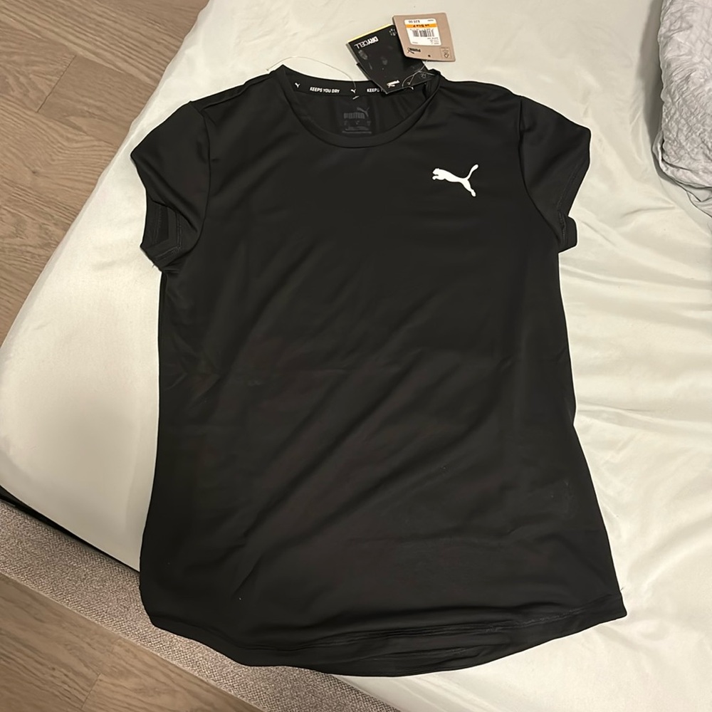Puma DRYCell fabric active black shirt BRAND NEW